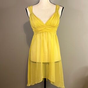 Victoria’s Secret Sunny Yellow Spring Summer Sheer Sexy Lingerie Nightgown